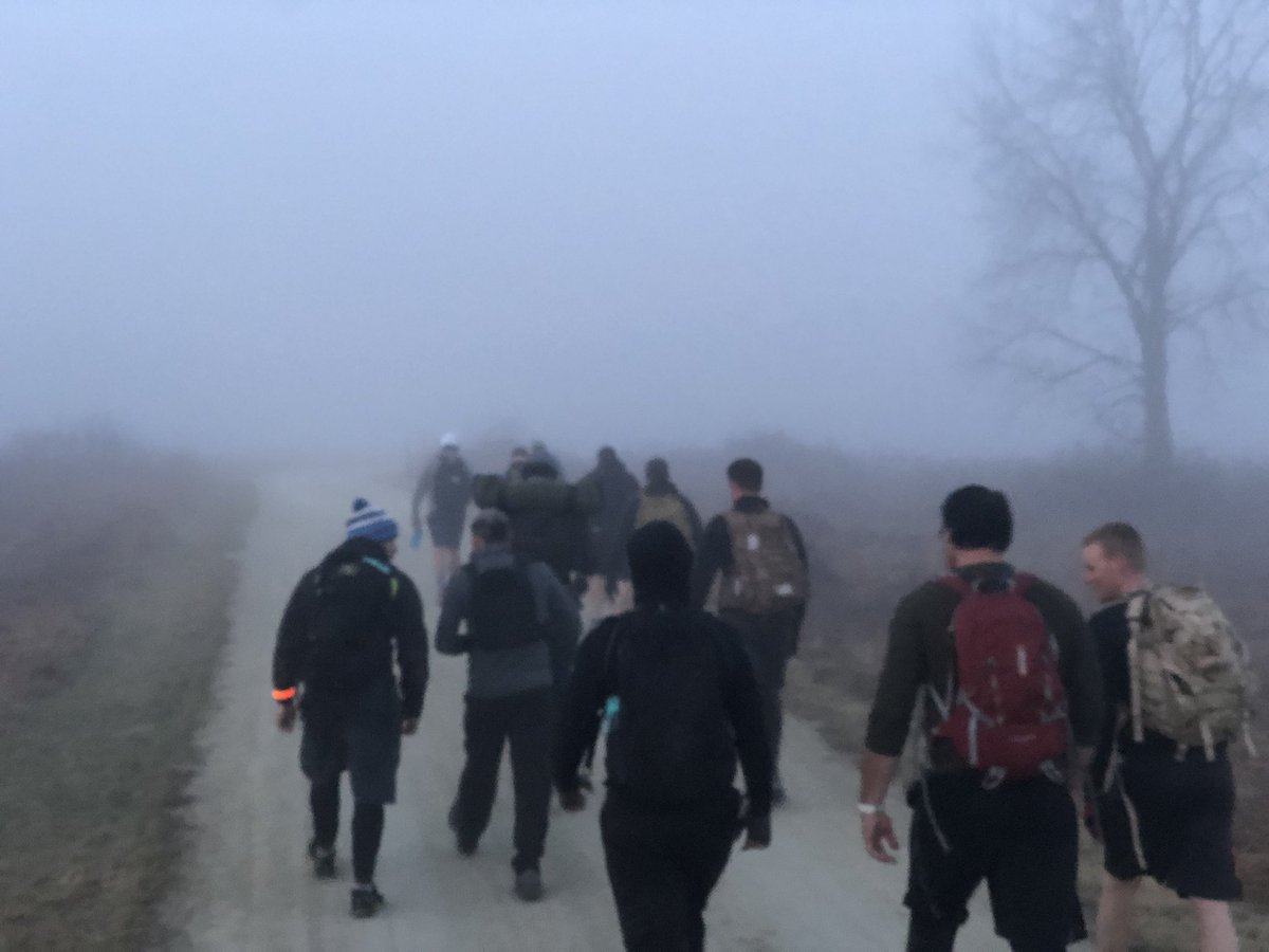 F3Naperville's tweet image. 14 Pax woke up ITG, strapped some weight on their back, and tuned up their #mumblechatter and #2ndF skills for an @Adamags EC #AO2AO Ruck @F3DarkTower to @F3_Outpost. 6.6 miles on a foggy morning and now their days can really begin! #Ruck #GrowRuckTraining @GORUCK @F3GrowRuck