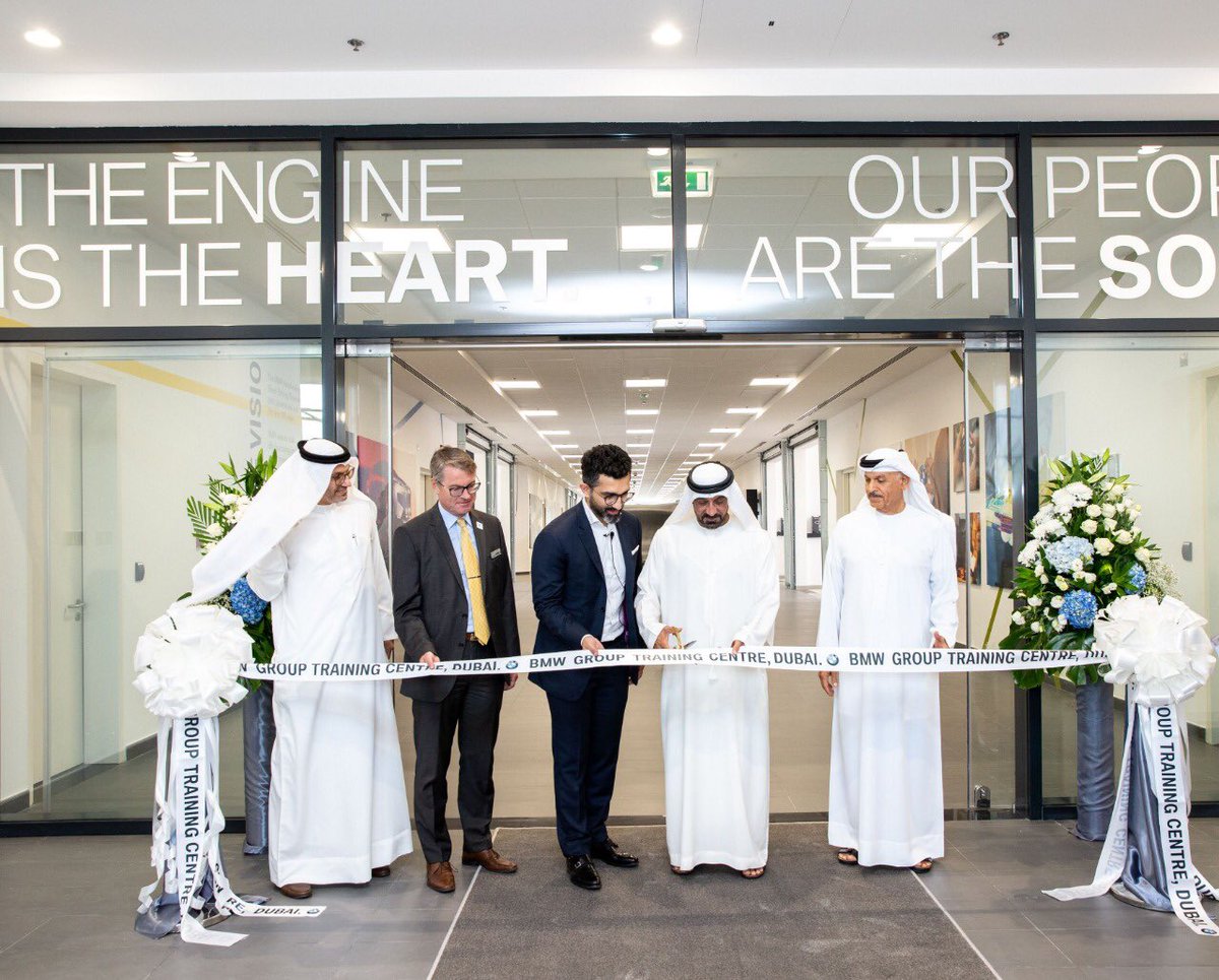 MICEintl's tweet photo. A proud ending to a new beginning . BMW celebrated the launch of their training center in style. https://t.co/zLOod1lx6S