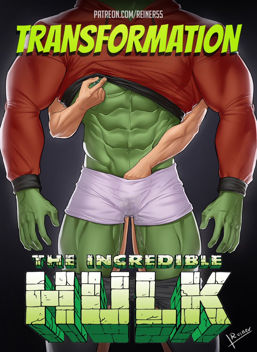 Reiner55 ⭐ on X: My Hulk TF comic is up on t.coOENiNBVxmG  TheAvengersEndGame TheAvengers hulk Marvel SpiderVerse transformation  growth HENTAI porn hunk Bara Yaoi @Barayaoilife @30yaoi muscle  Marvel @yaoilover1016 @xBarayaoi ...
