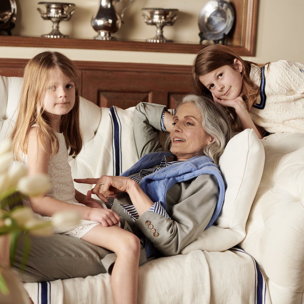 Ralph Lauren on X: “Family is always being there. It's about laughing and  crying and just totally loving each other no matter what.” —Marian  Moneymaker, grandmother to Jacqueline and Catherine Family is