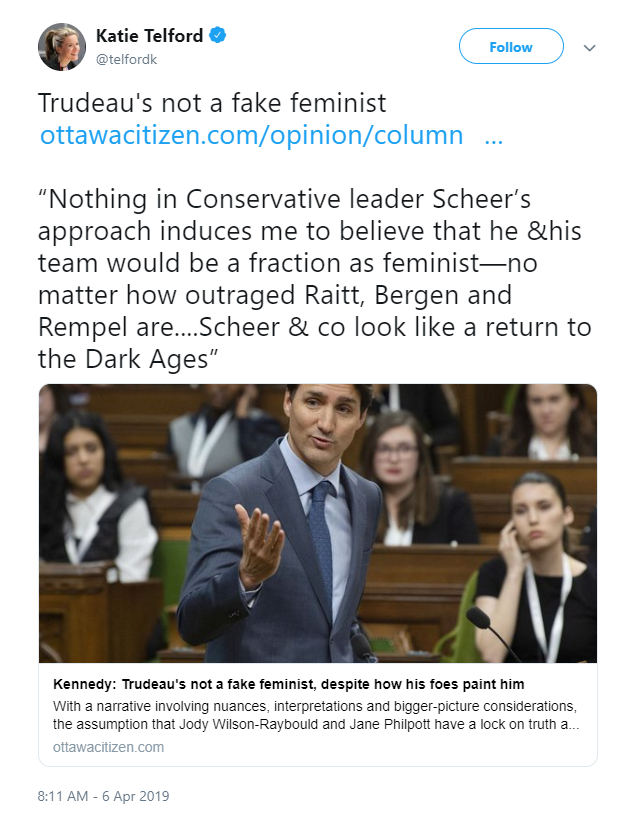 denisebatters's tweet photo. Justin Trudeau is a #FakeFeminist.
But, #HelpfulOpEds! Remember this?: “If Jody is nervous, we would of course line up all kinds of people to write op eds saying that what she’s doing is proper.” Katie Telford
#LavScam #PMOCoverUp https://t.co/ghb5s8p1tp