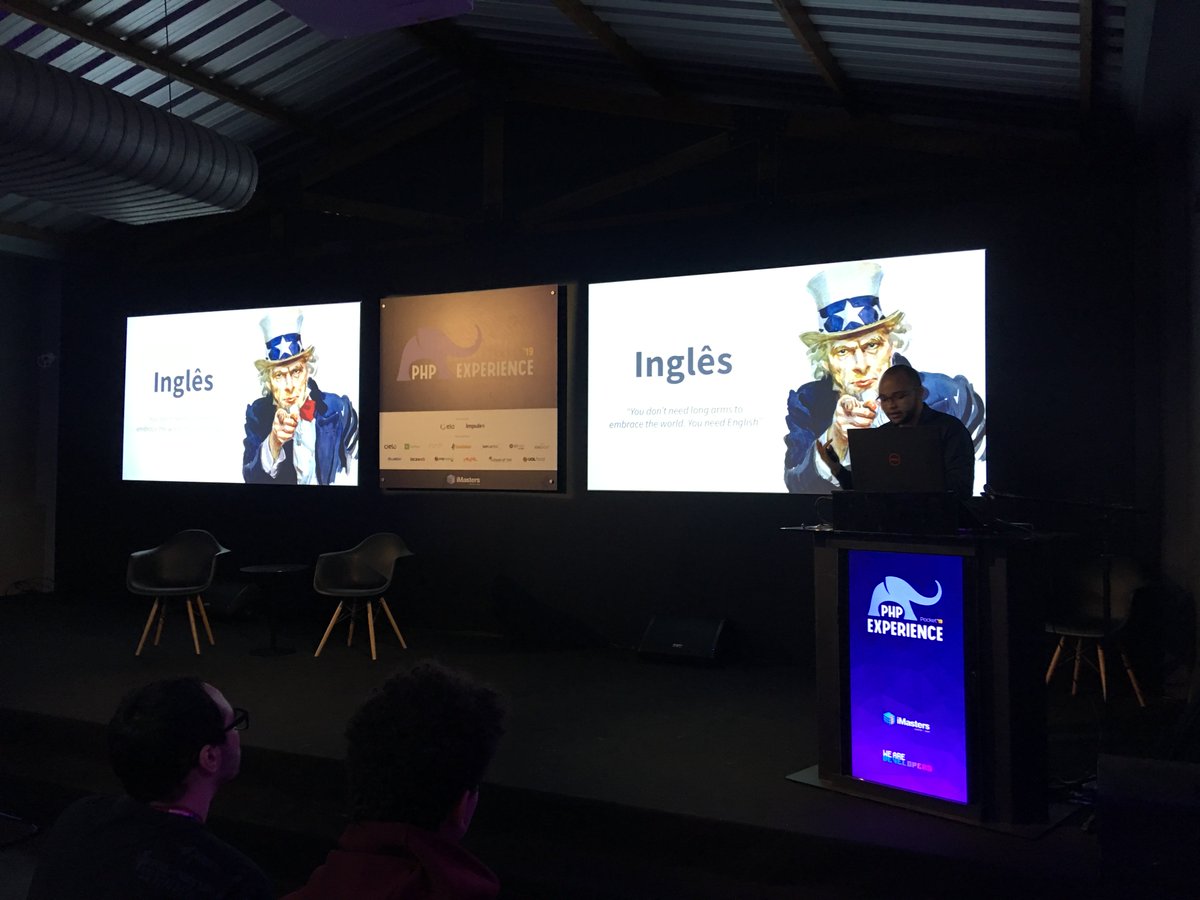 marcelgsantos's tweet image. O @mhgontijo abrindo o segundo dia do #PhpExperience no @iMasters com a sua palestra &apos;Soft-skills: impacto direto na sua jornada como dev&apos;. Assunto super necessário ser abordado nos eventos de tecnologia nos dias de hoje. #php #phpsp #phpx2019