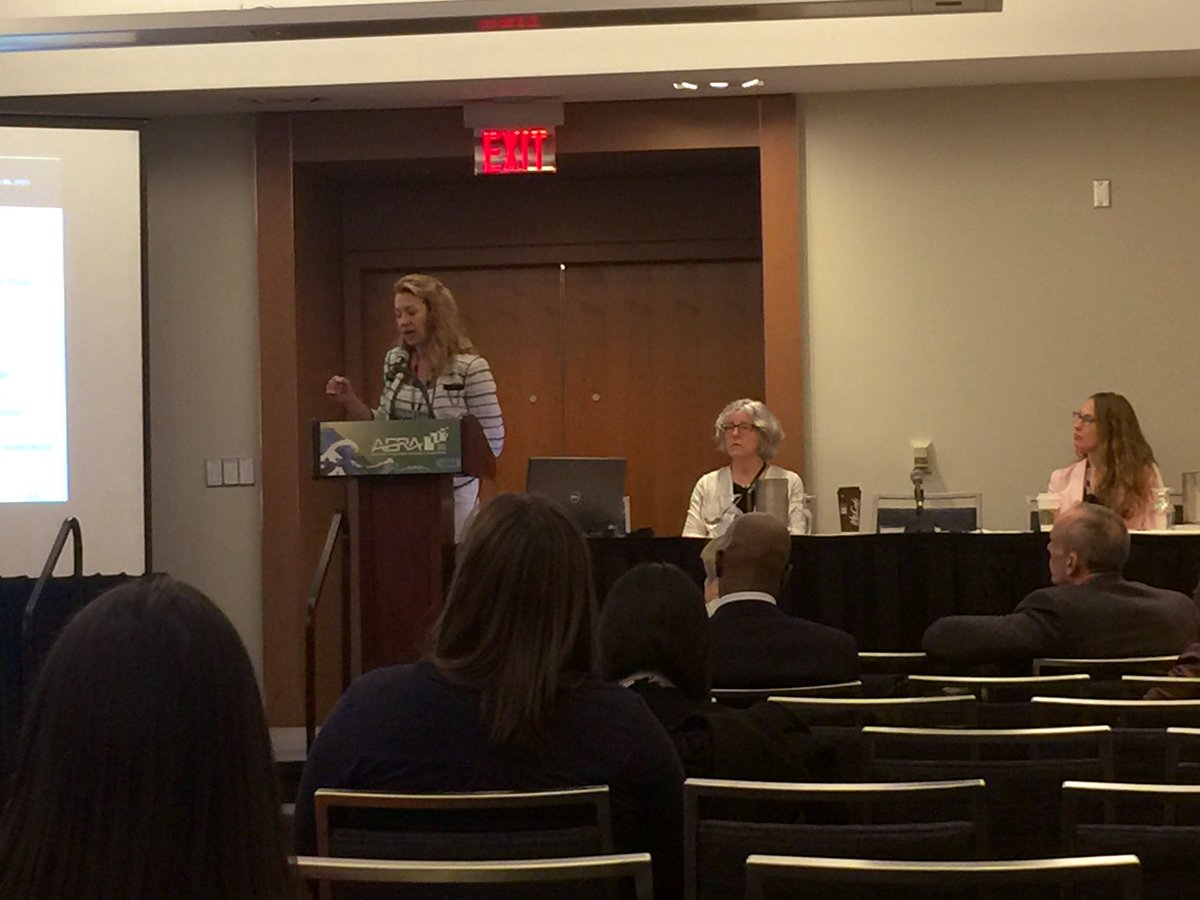 UTDCJenDorsey's tweet photo. Watching the @capr_deved session at @AERA_EdResearch. Liz Zachary is presenting on the DCMP RCT. Amazing to see years of collaboration shared with the field. @MDRC @utdanacenter #dcmp #AERA #danacenter @angelaboatman https://t.co/DtcIHmryPK
