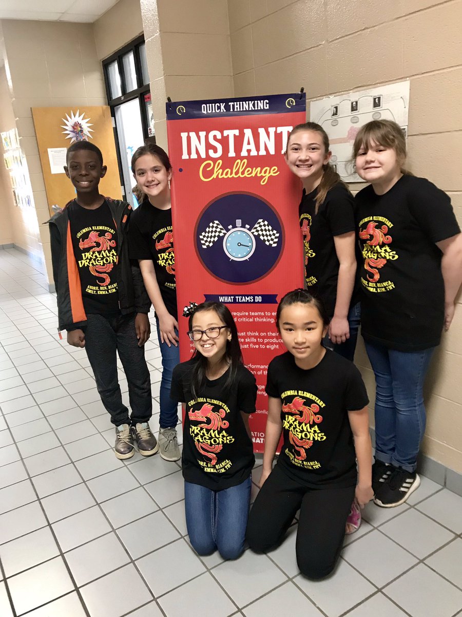 misskjohnson7's tweet photo. Today is the big day for the Drama Dragons! We are so excited to be competing in the state tournament! @columbiaeschool https://t.co/azBdt9MedB
