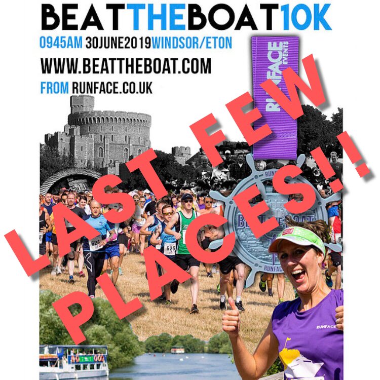 runface_uk's tweet image. 🚨🚨🚨🚨 Down to our final places! More info and entry at beattheboat.com #runface #beattheboat #running #windsor #eton #visitwindsor #runwindsor #igrunners #runningevents #ukrunchat