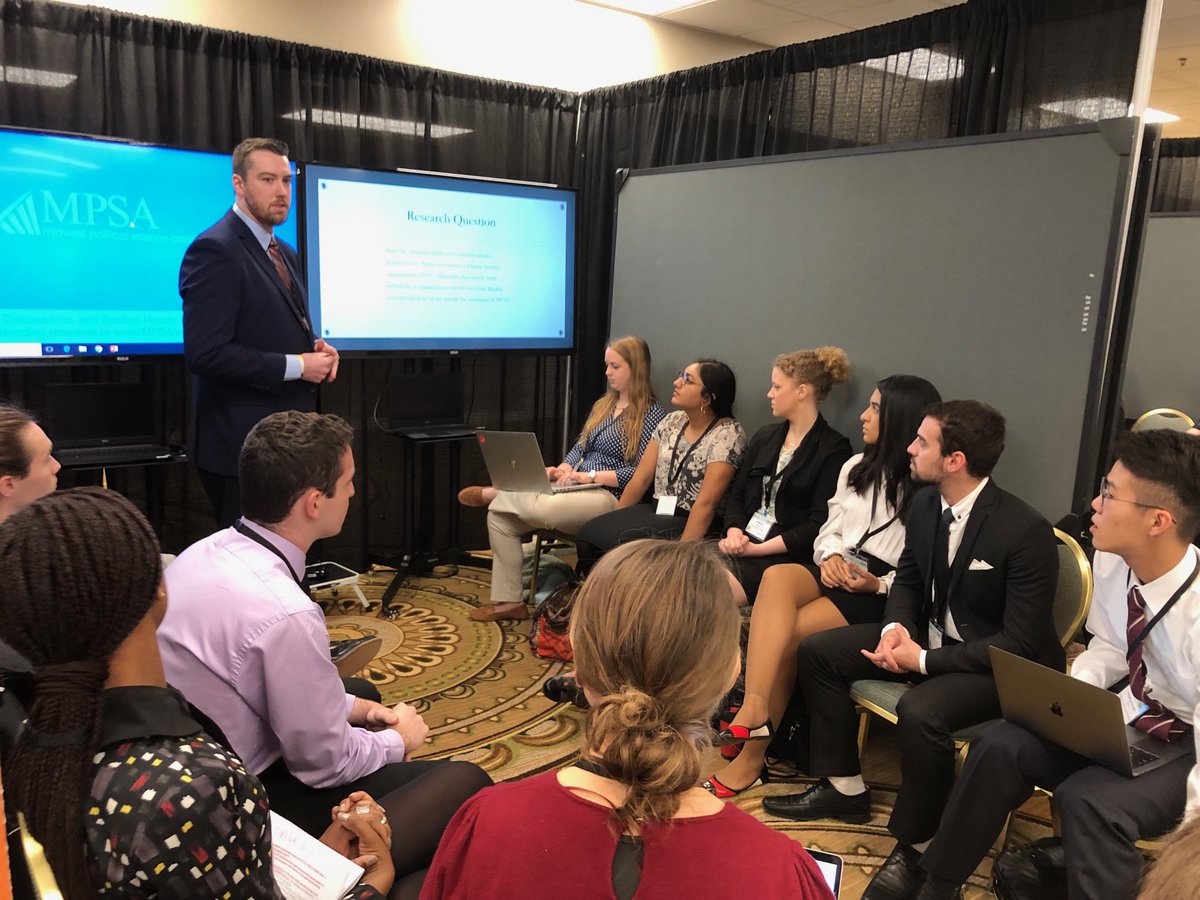 dalekuehne's tweet photo. Cullen Clougherty presenting at his ePanel here at MPSA in Chicago https://t.co/WYYTTFCpqP