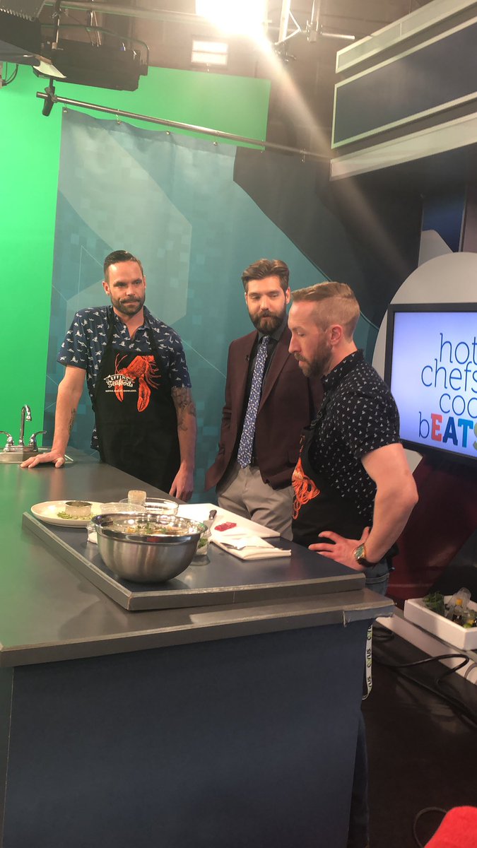 These two studs <a href="/effingoyster/">Effing Rob</a> and <a href="/effingchef/">Effing Chef</a> are just a couple of the talented people that will be cooking at #HotChefsCoolBeats on April 25th all in support of <a href="/HSCCYeg/">HSCC</a>. Get your tickets today! #yegfood #yegcharity #supportouryoungchefs