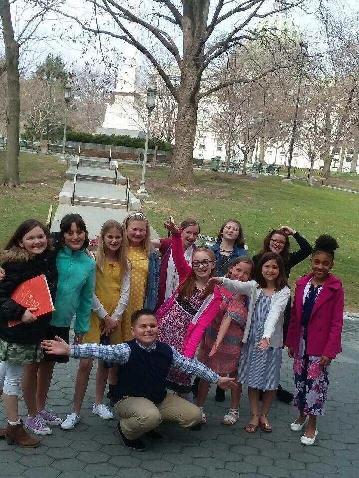 nyeelemmusic's tweet photo. I always get a kick out of watching the kids’ expressions when we walk into the forum in Harrisburg for the first time.  County chorus is always an amazing experience! So proud of how our Nye students performed and represented themselves and the LD community! https://t.co/zo1QbVo3kS