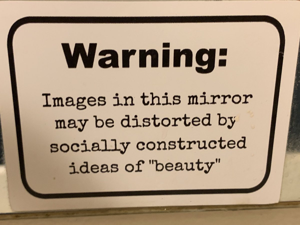 FancyAcademic's tweet image. As if I needed more reasons to love this place. #sociallyconstructedbeautystandards #workdate