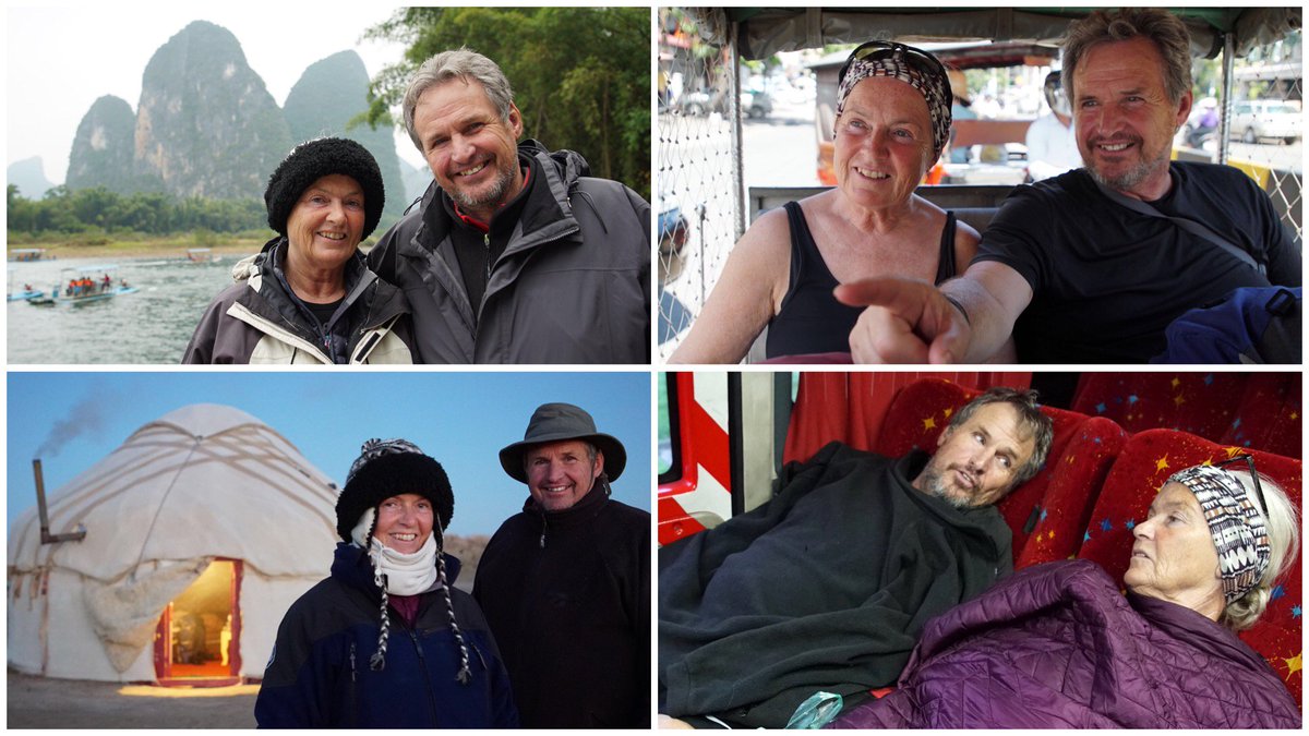 BBCTwo's tweet photo. Congratulations, Tony and Elaine! The worthy winners of #RaceAcrossTheWorld! 🌎😃🙌 https://t.co/uFnnldwrgn