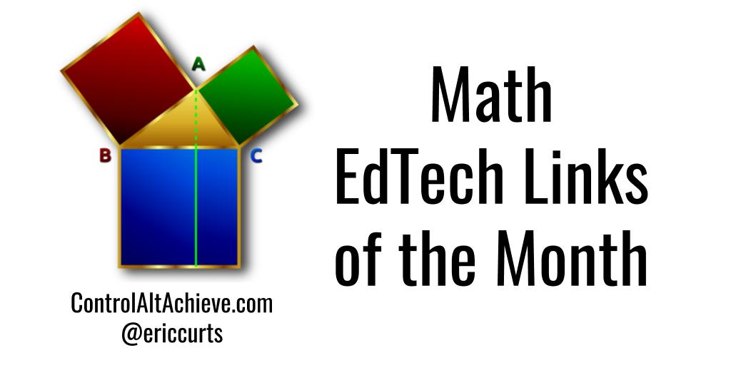 ericcurts's tweet photo. 100's of the best Math EdTech links curated each month https://t.co/TBuqL6JRt2 #mathchat
#edtech https://t.co/r5UUxuHlzA