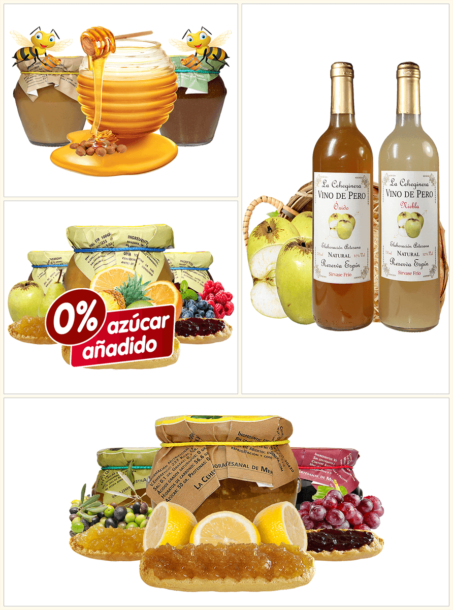 Tenemos más de 70 productos. Desde nuestra web laceheginera.com puedes hacerte con ellos.