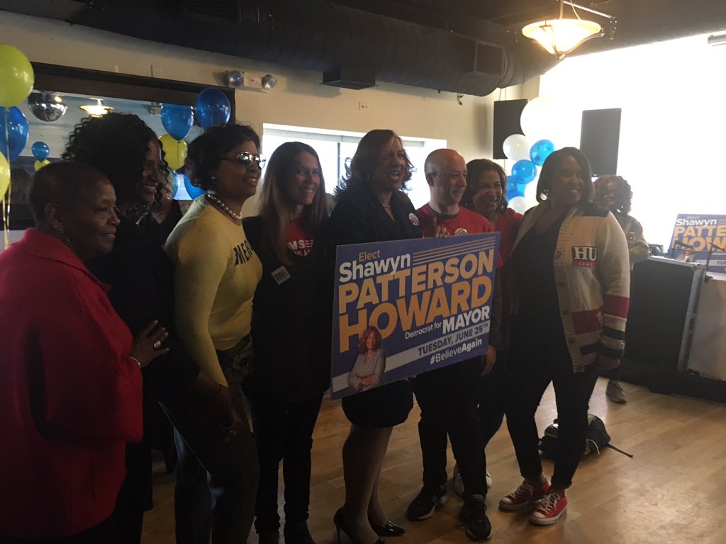 jagallanty's tweet photo. Shawn Patterson Howard for Mayor! #sphforMayor https://t.co/b0KJNZ3C8k