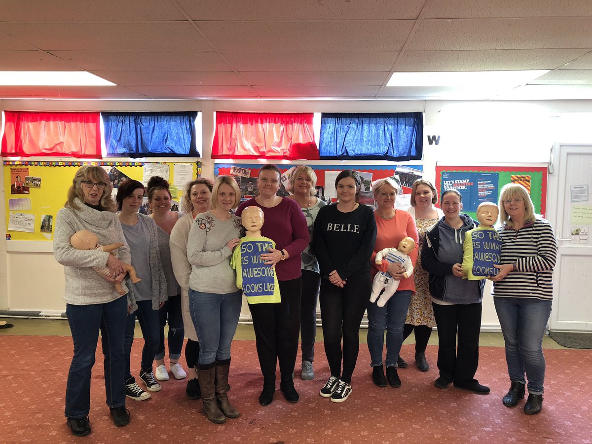HeysFirstAid's tweet photo. Just finished Paediatric first aid course for nursery workers and child minders from the Telford area.  Well done to all. #GreatCourse #HeysFirstAid https://t.co/UNsY28j3oe