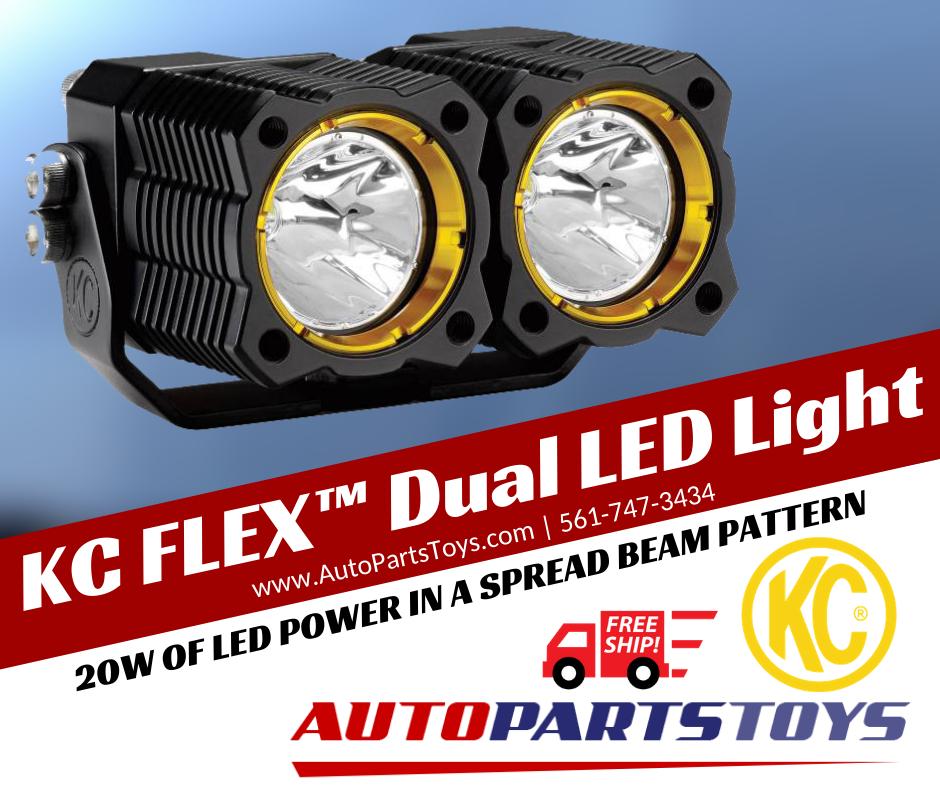 autopartstoys's tweet photo. KC FLEX™ Dual LED light feature 20W of LED power in a spread beam pattern.
Buy From : https://t.co/P8yd8nrzFe
#KCFLEX #LEDlight #Autopartstoys https://t.co/R2AGziXfMs