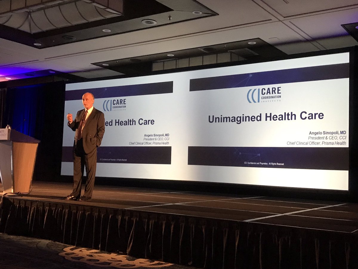 Wrapping #CCISymposium2019 with @cci_health Dr. Angelo Sinopoli exploring the Unimagined Health Care of the future!