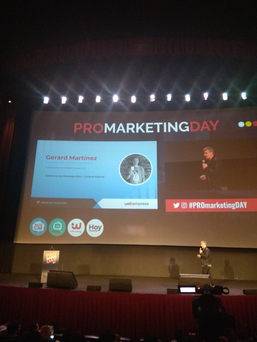 VanesaDTorres's tweet photo. Bases de #Ciberseguridad gracias a @ciberprotector en el #PROmarketingDAY
1. Usar un gestor de contraseñas.
2. Activar el 2FA.
3. Conexión segura (VPN).
4. Avisos de seguridad en equipos. https://t.co/B3uIOtroL6