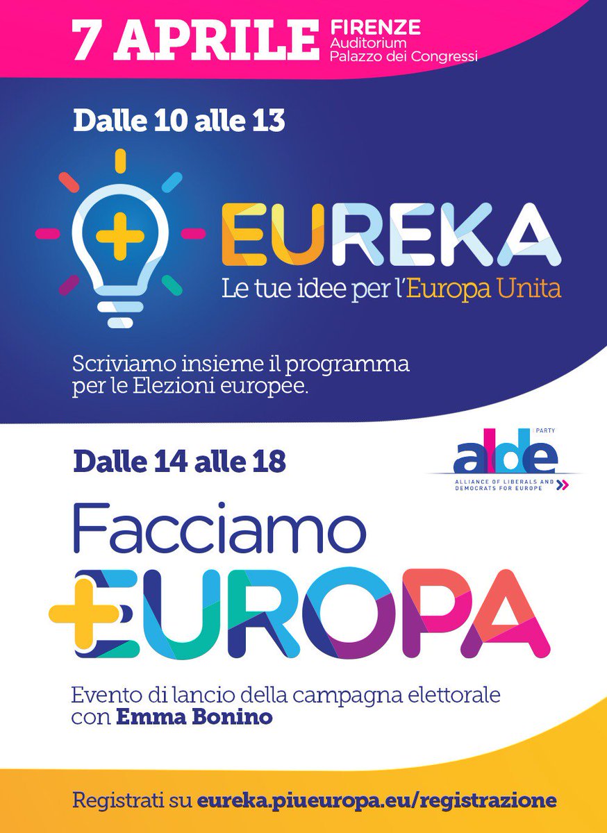 iladonatio's tweet photo. +Europa presenta EUreka, dalla scoperta alla politica - https://t.co/VnhelU9YGs https://t.co/LF3daX6lb4 
cc @Piu_Europa https://t.co/qRTQFTV6hS