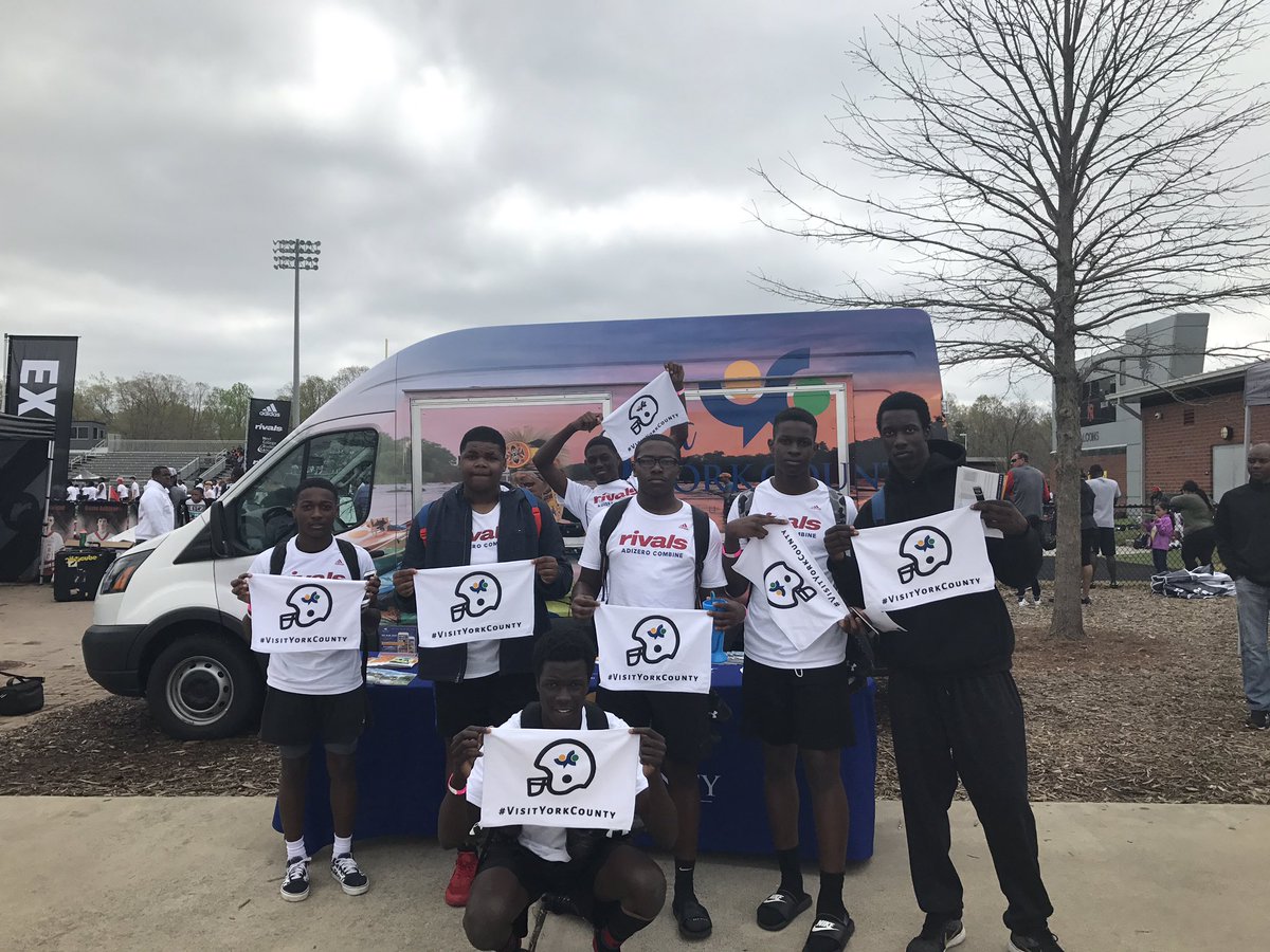 #VisitYorkCounty out in full force at the <a href="/RivalsCamp/">Rivals Camp Series</a> #Rivals3StripeCamp #RivalsCombine