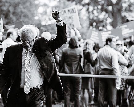 RedBeretsM4All's tweet photo. @VegaSpeaks I served in the military which I’m not particularly proud of—now I use my voice to speak out against endless, for profit war. People are starving &amp; in our country we have mass poverty &amp; millions w/out insurance. Bernie helped me believe change was possible🔥

#RedBerets
#WhyIBern https://t.co/ZprkThehjx