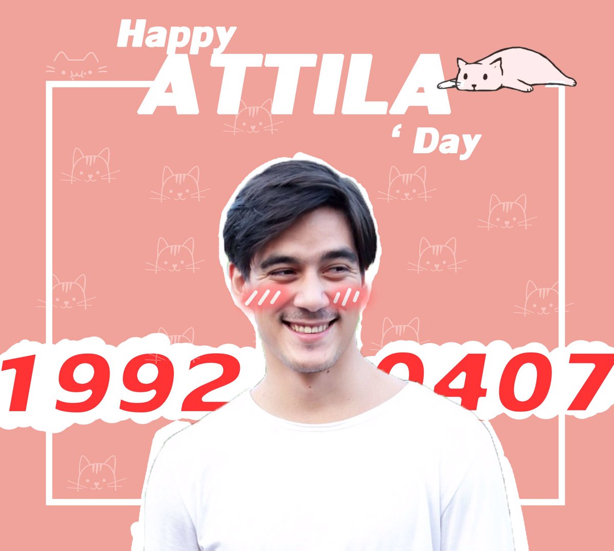 mantrisanufans's tweet photo. ร่วมอวยพร อติล่าและติดแฮชแท็กเพิ่มจากเดิม

#HappyAttilaDay27th
#วันของอติล่า
#07042019
เริ่มกิจกรรมตั้งแต่เที่ยงคืนเป็นต้นไปค่ะ
ฝากบอกต่อด้วยนะคะ 
อาจจะกระทันหันไปนิดนึงค่ะ
#แมนอติล่า 
#อติล่ากังฟูแมวยักษ์ #attila_arthur
#thefacementhailand #thefacementhailand2
#manattilaofficial https://t.co/Hsg1IbM78A