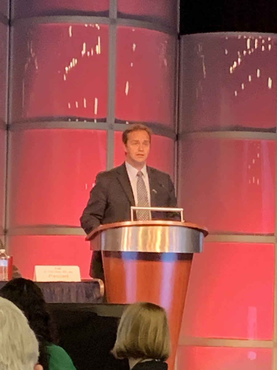 DrDHogue's tweet photo. So proud of @SteveBrownMD for his inspiring speech! Way to go! So proud of u! #President-elect #AFMRD #AAFP  @doctorakdiaz @TheAFMRD @DrJenHH @DrNAlsaiegh @vrk_g https://t.co/l2ZR5wo9la
