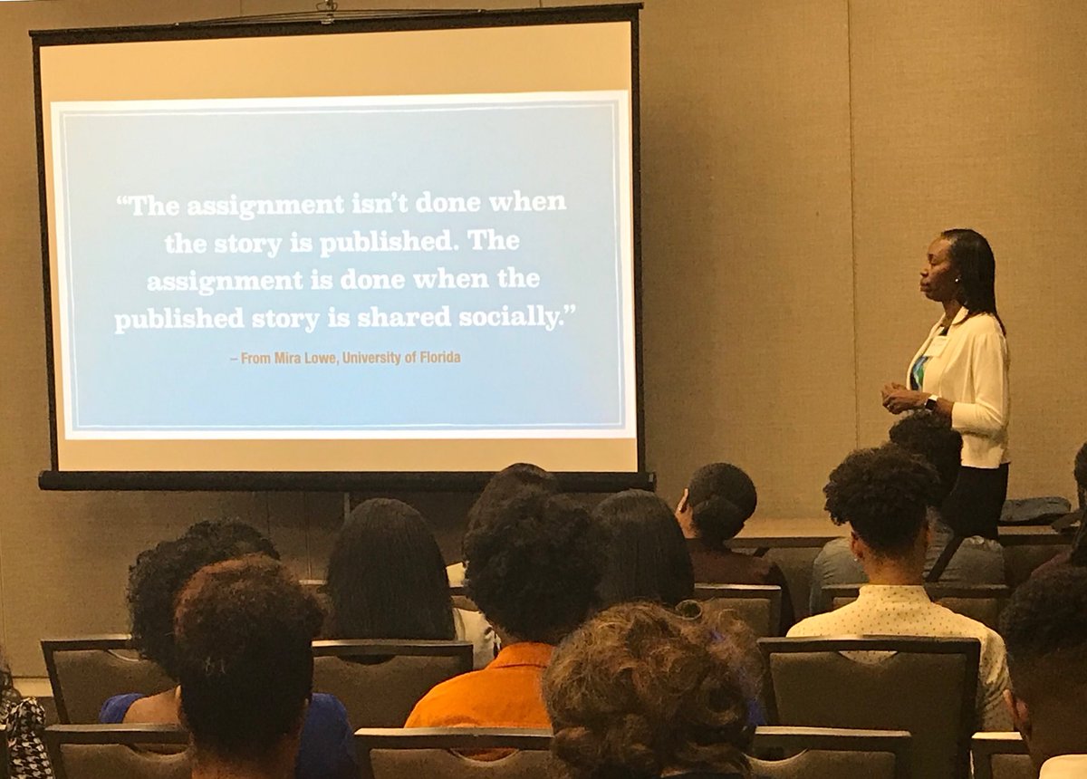 willsutton's tweet image. DO YOU WANT RECRUITERS TO FIND YOU? #LoweClass w/⁦@miralowe⁩ of ⁦@uflorida⁩ shares key tips at ⁦@NABJ⁩’s ⁦@NABJREG3⁩ #NABJR319. WRITING? You're not done until published. #NABJR319 #NABJ