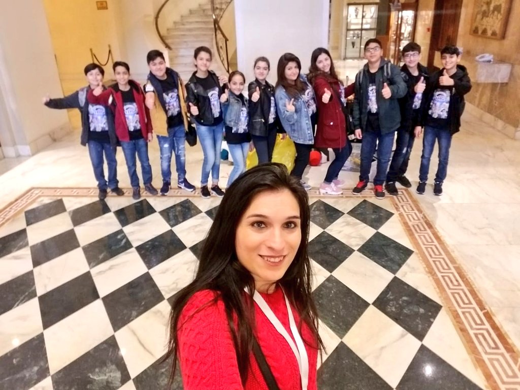 Natasha1ah's tweet photo. A glimpse of our 1st day at Arab Robotic competition in #jordan 🇯🇴🇯🇴  with our team SAG-Small and Genius #SAG #3sessions #core_values #project #robotandDesign #RoboticCompetition @MakAishaSchool https://t.co/zg7W228Zsw