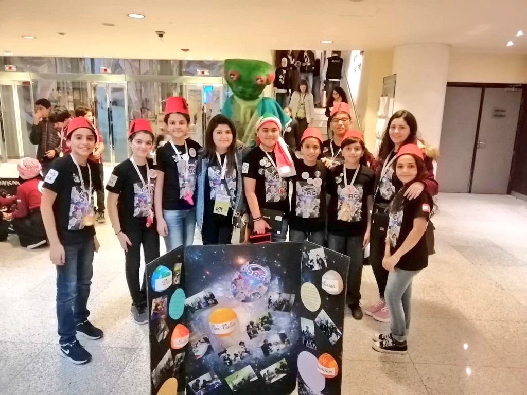Natasha1ah's tweet photo. A glimpse of our 1st day at Arab Robotic competition in #jordan 🇯🇴🇯🇴  with our team SAG-Small and Genius #SAG #3sessions #core_values #project #robotandDesign #RoboticCompetition @MakAishaSchool https://t.co/zg7W228Zsw
