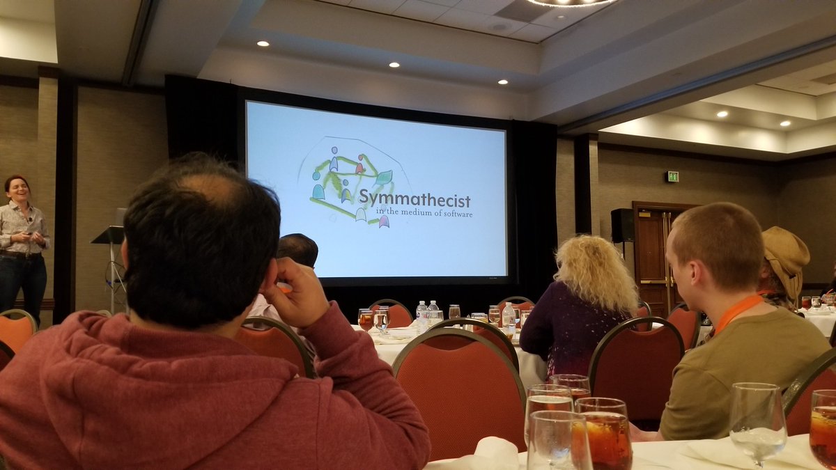 a77kevin's tweet image. #nfjs @jessitron a call to be better