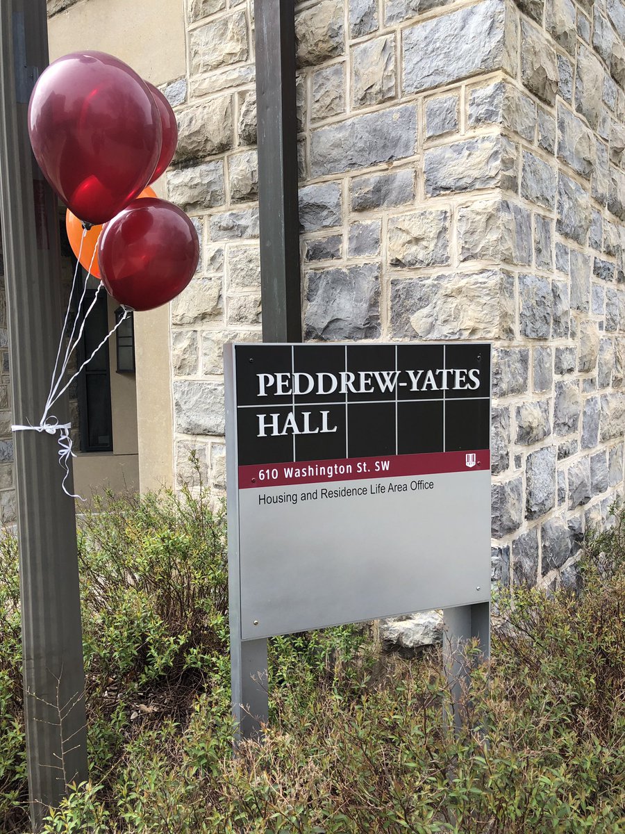 VTResidential's tweet photo. Hey #VT23! Want to enhance your on campus experience?? Come meet our Living-Learning Programs from 11:30-4 at the Information Fair in Commonwealth and take part in our residence hall tours! #vthrl #vtllps @VTadmissions https://t.co/yhKE6VY3T9