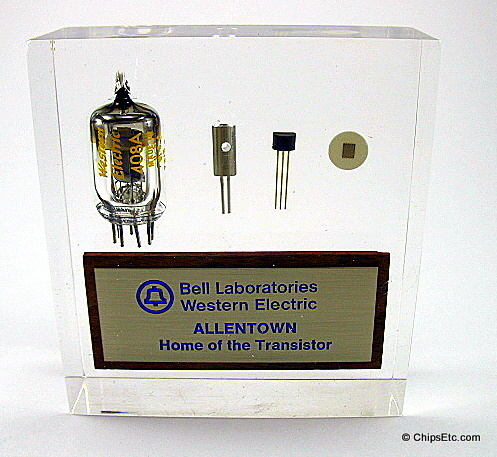 was positioning themselves in the right place to receive the TRANSISTOR.These bois from Bell Labs won the Nobel Prize in Physics in 1956 for an invention that changed electronics forever. It's "basically" a silicon switch that can be turned on or off by applying a voltage to it