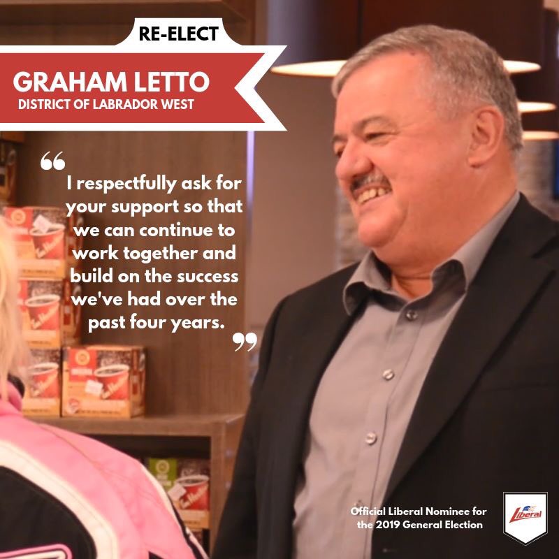 From advocating for Wabush Mines pensioners to strengthening our important mining sector, Graham has a reputation for working hard behind-the-scenes and getting results. 

Thank you Graham for your many years of public service. You have a lot left to give. All the best #nlpoli