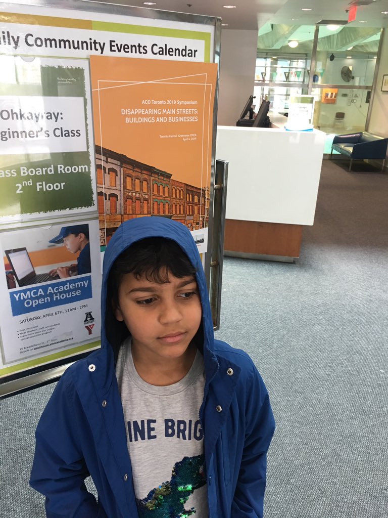 LanrickBennett's tweet photo. There is a bit of nerdy urban place making fun when your 8 year old is upset because we had leave before seeing his friend @theurbangeog. โI didnโt get to meet @kristynwongtam, and can I go to @civictoronto on Friday?โ #MainStreetsToronto #TANGOSummit #LivingWithKidsInTO https://t.co/JU7I0R06jb