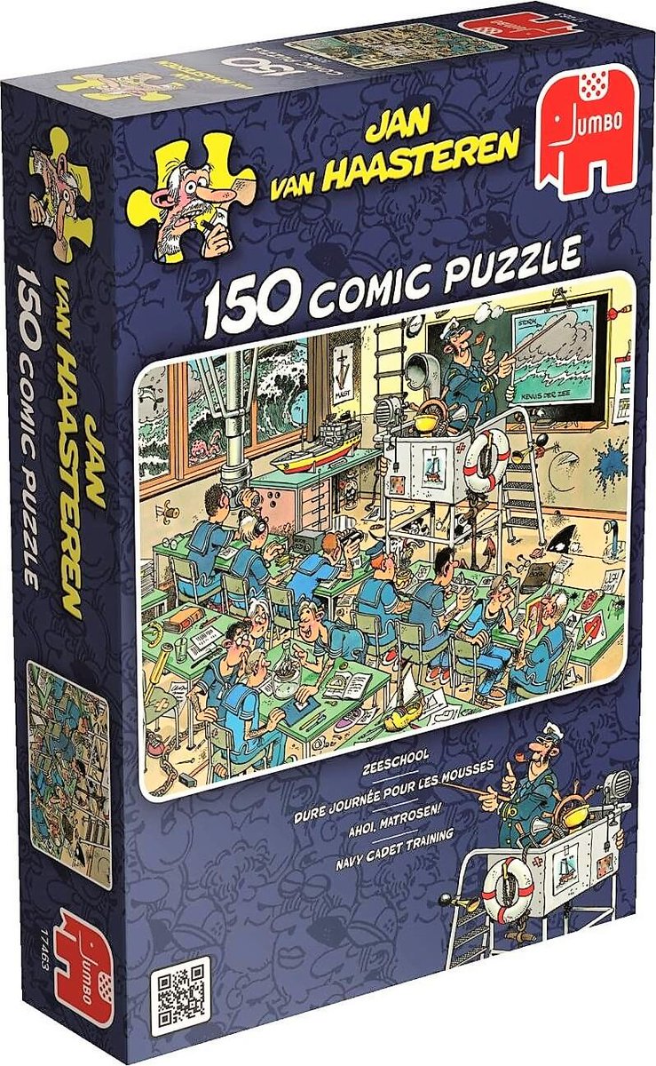 juguetodo's tweet image. 150 Entrenamiento Academina Naval, Jan van Haasteren
Jumbo 17463

Puzzle comic de Jan van Haasteren de 150 piezas en la loca Academia Naval. Tamaño 35 x 25 cm

🛒juguetodo.com/Jumbo-17463

#ComicPuzzle #150piezas #EntrenamientoAcademiaNaval #JanVanHaasteren
#Jumbo17463