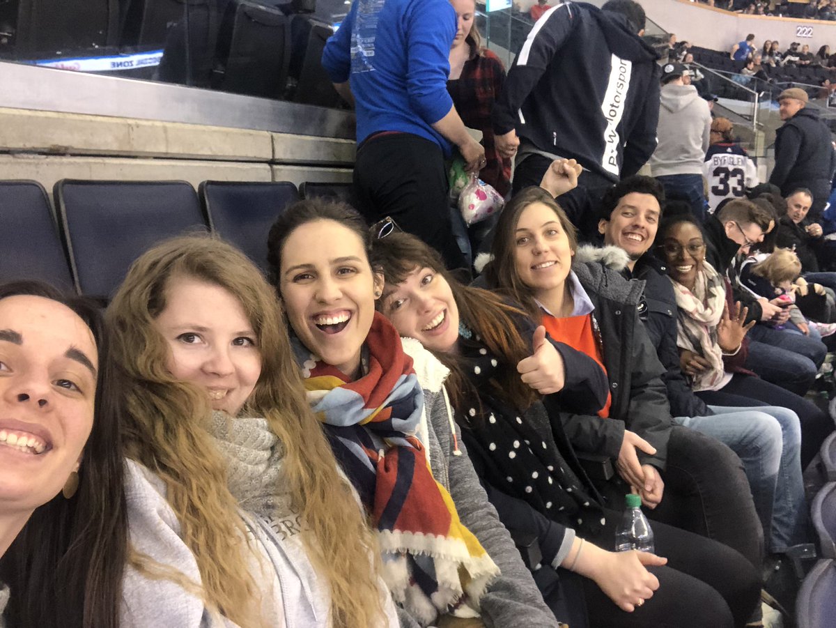 MissBerck's tweet photo. First time watching hockey in #Winnipeg #GoMooseGo #fortheloveofwinnipeg https://t.co/lASt7s708Y