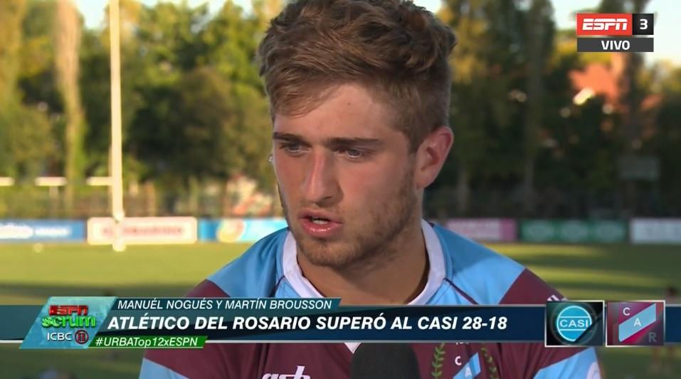 ScrumESPN's tweet photo. @plazajewell @CASI_OK #URBATop12xESPN Manuel #Nogués y Martín #Brousson, goleador de @plazajewell y capitán del @CASI_OK, analizan el partido en el post de #Scrum.

Miralo en vivo por #ESPN3 y #ESPNPlay. https://t.co/2ceGXuAQ9V