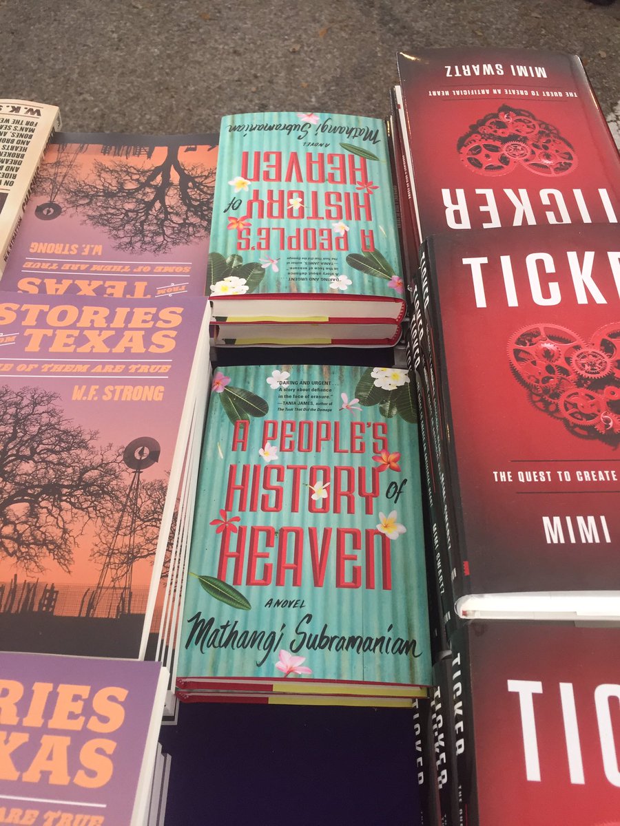 Love being at the <a href="/SABookFestival/">San Antonio Book Festival</a> and hearing the wonderfully talented @mathangiwrites ❤️📚 Of course I’m sitting in the front row 😃#SAbookfestival