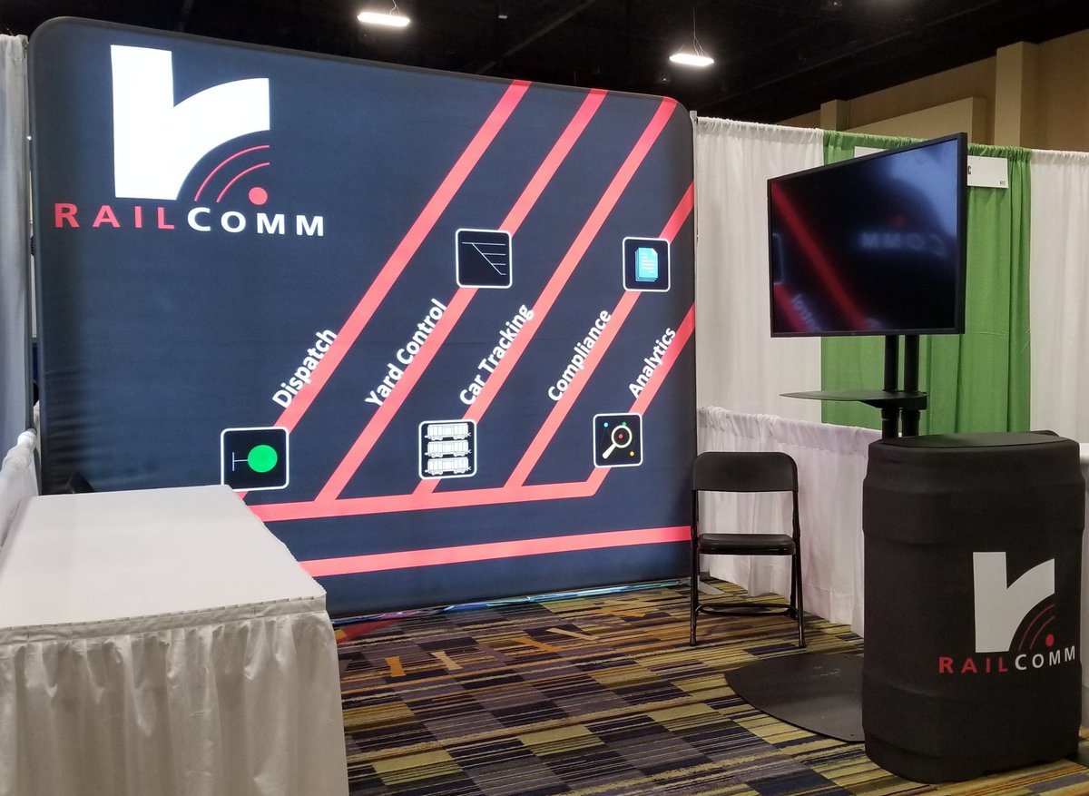 TracsisUs's tweet image. Our booth is setup &amp;amp; we are ready for @ASLRRA Connections 2019
Visit @RailComm in both 413
#aslrra2019 #aslrra #RailComm