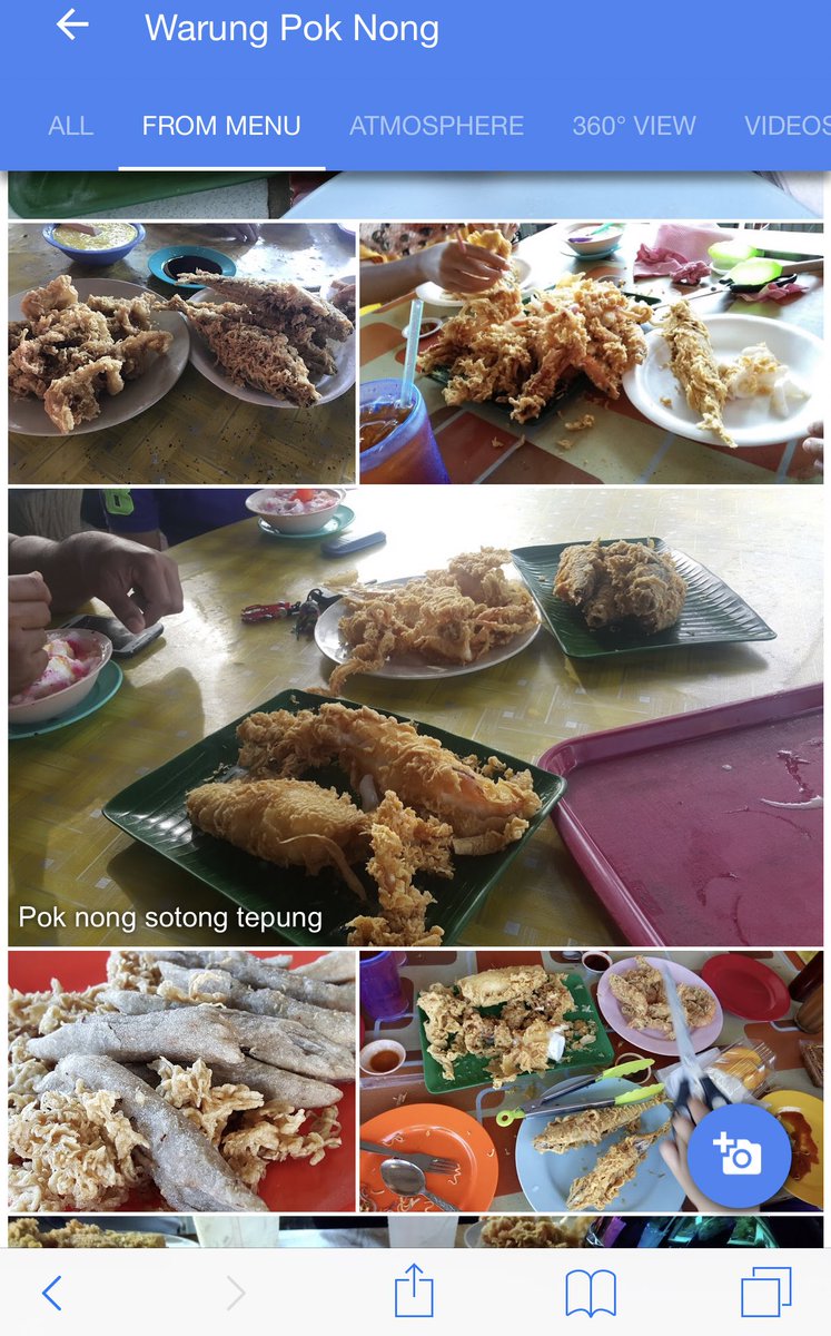  Warung Pok NongHaaa tempat paling sohor kat Terengganu sotong celup tepung Pok Nong  : Google  #TernakLemakBersamaSaroh