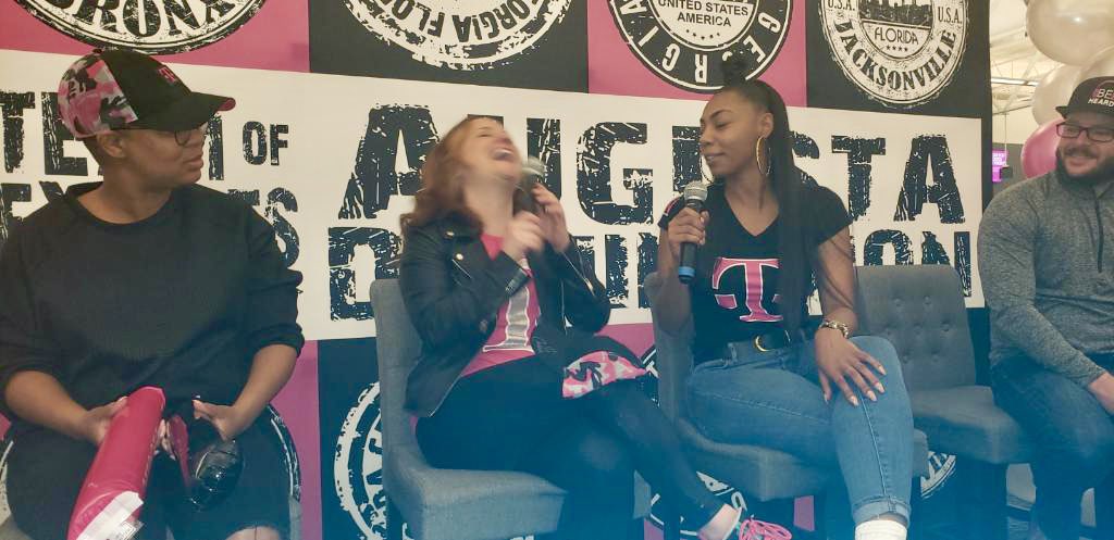 CallieField's tweet image. #WeWontStop isn’t just a saying, it’s a way of life. Great talks today with the @TMobile Augusta team...Incredible stories of personal triumph and professional development in #TEX #WinTheWorld-Thanks @RachRo03 and team!