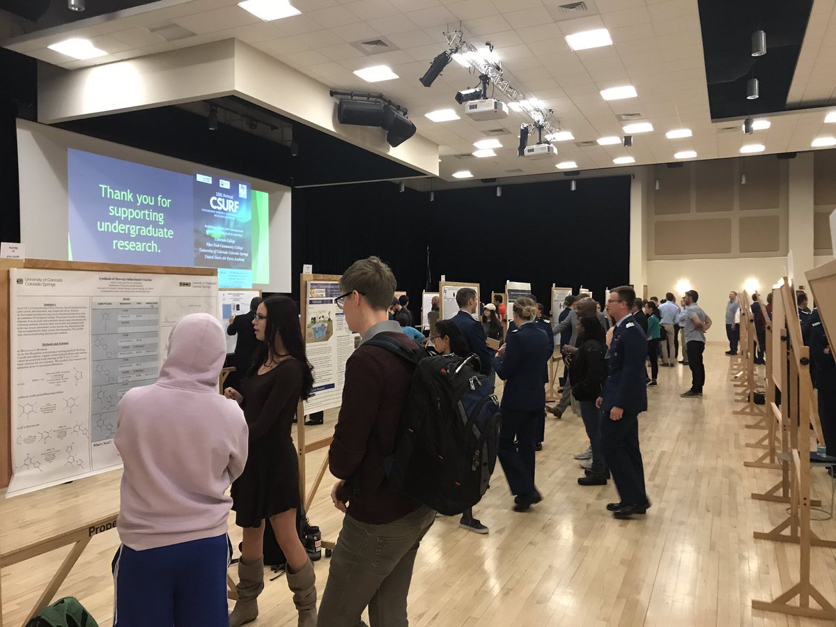 drterainerbrown's tweet photo. Thank you for supporting #UndergraduateResearch at @ed_uccs #CSURF @ColoradoCollege @USAFA https://t.co/5olQlK23IU