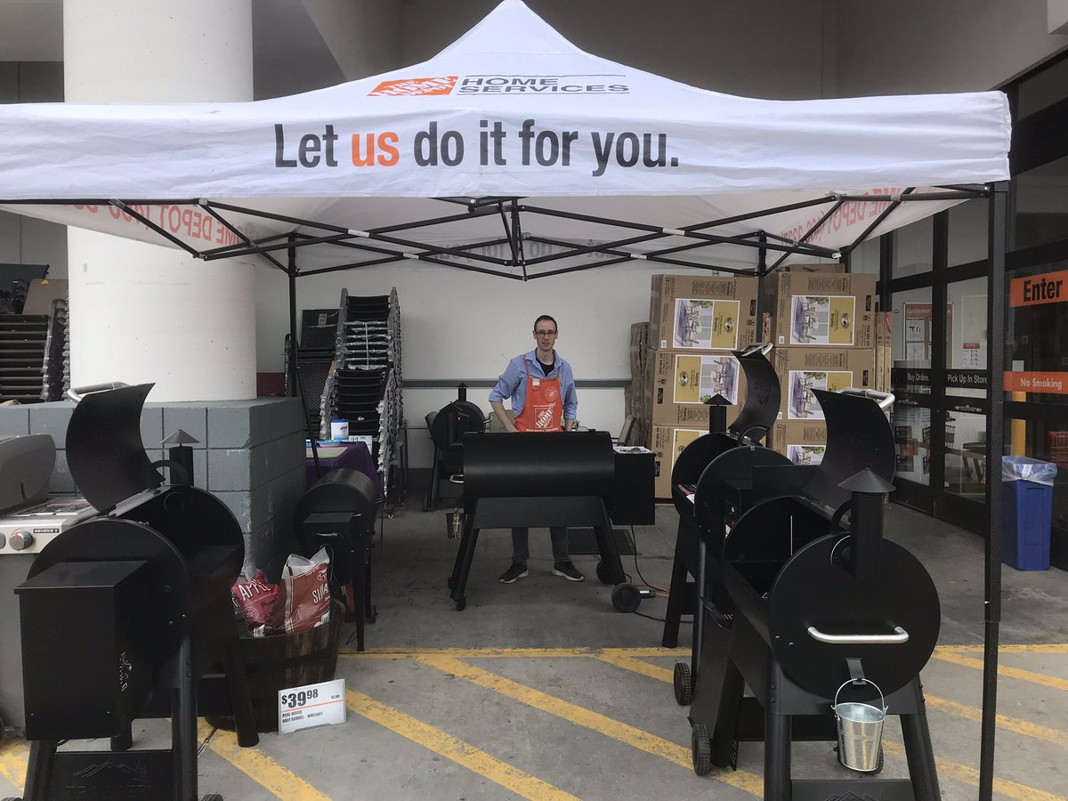 Having some fun doing Traeger Demos today.