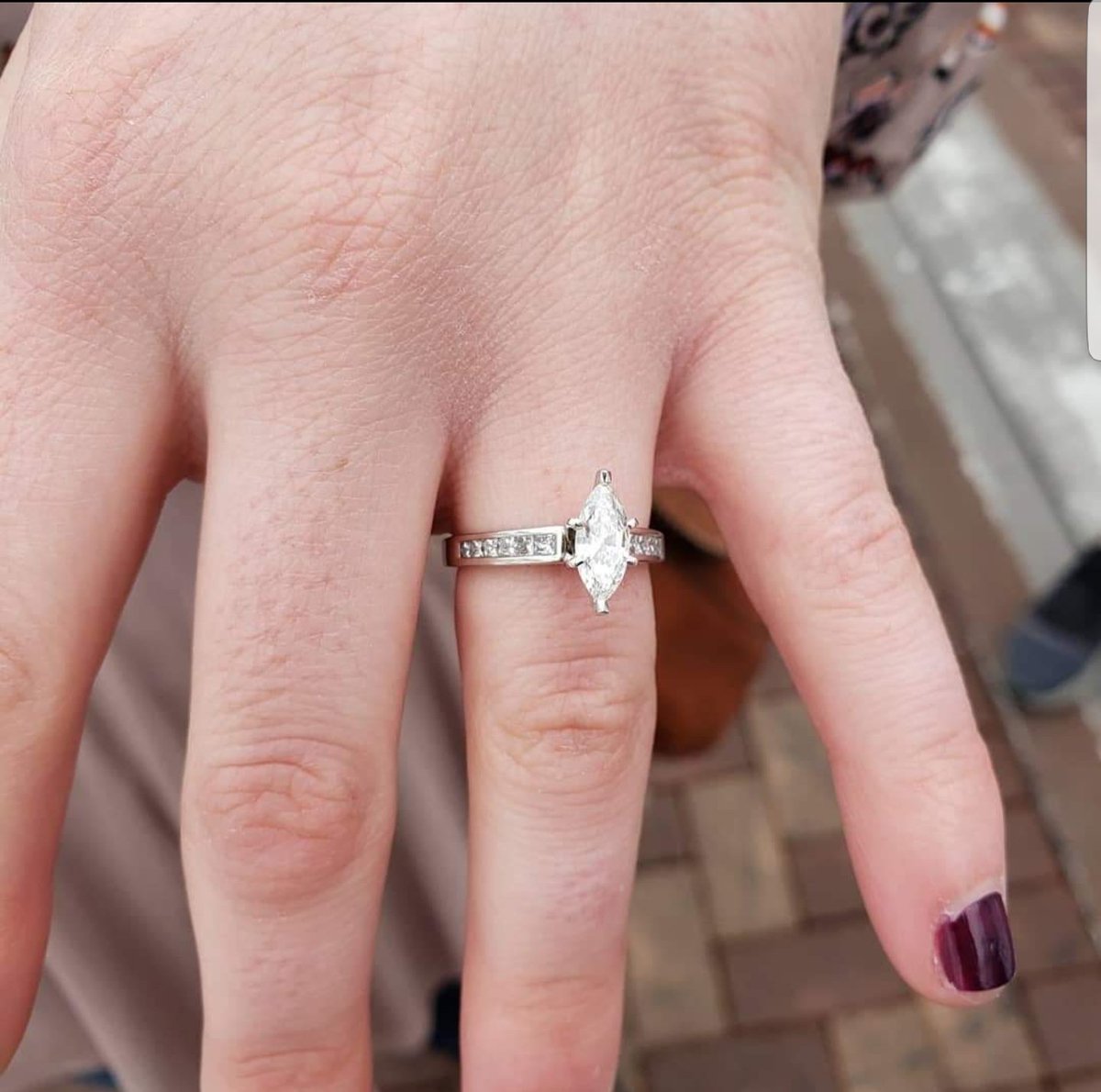 payrae23's tweet photo. CONGRATS to our friends Trevor &amp; Kelsey. He proposed- she said yes! @NissanStadium @SupercrossLIVE #SupercrossLIVE #Nashville https://t.co/SOIKUhDmMY