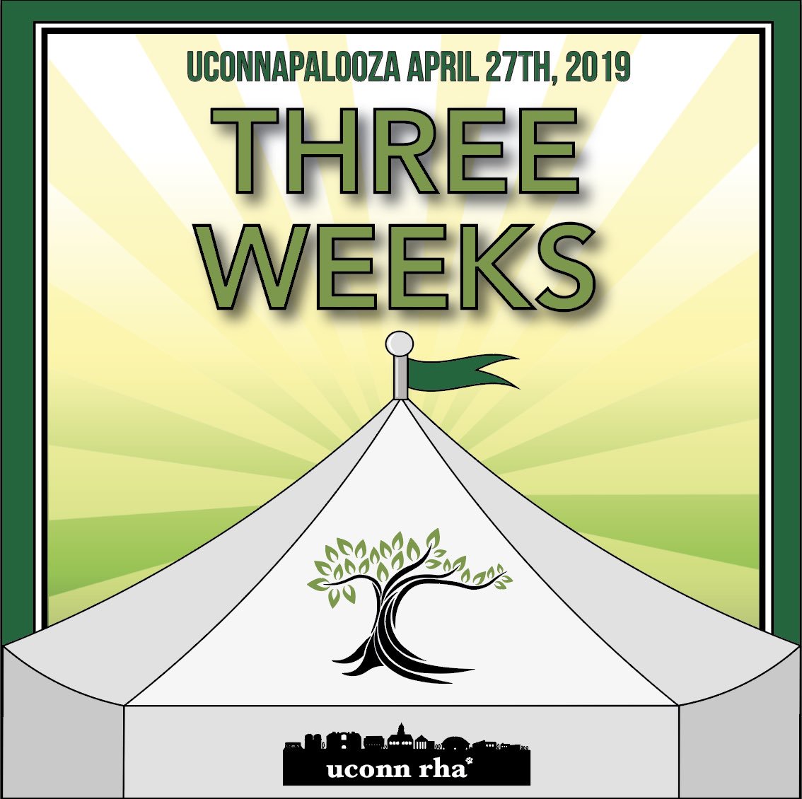 Get excited! UConnapalooza is slowly creeping up, only three weeks to go! UConnaplooza will take place on Fairfield Way from 12-3 pm on April 27th☀️ Keep an eye out for more countdowns and swag items that we will be giving away at the event!