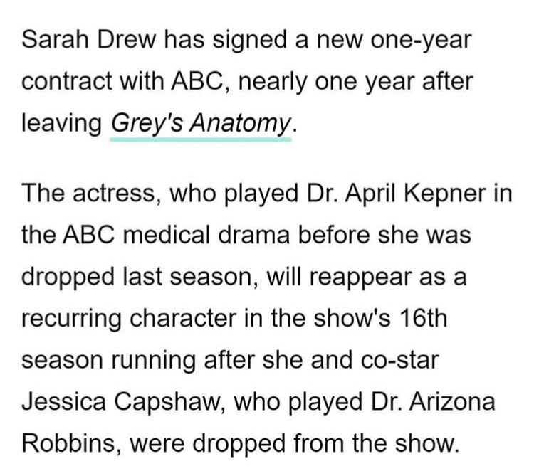 GreysAnatomyHD's tweet image. April is back 😍 #GreysAnatomy