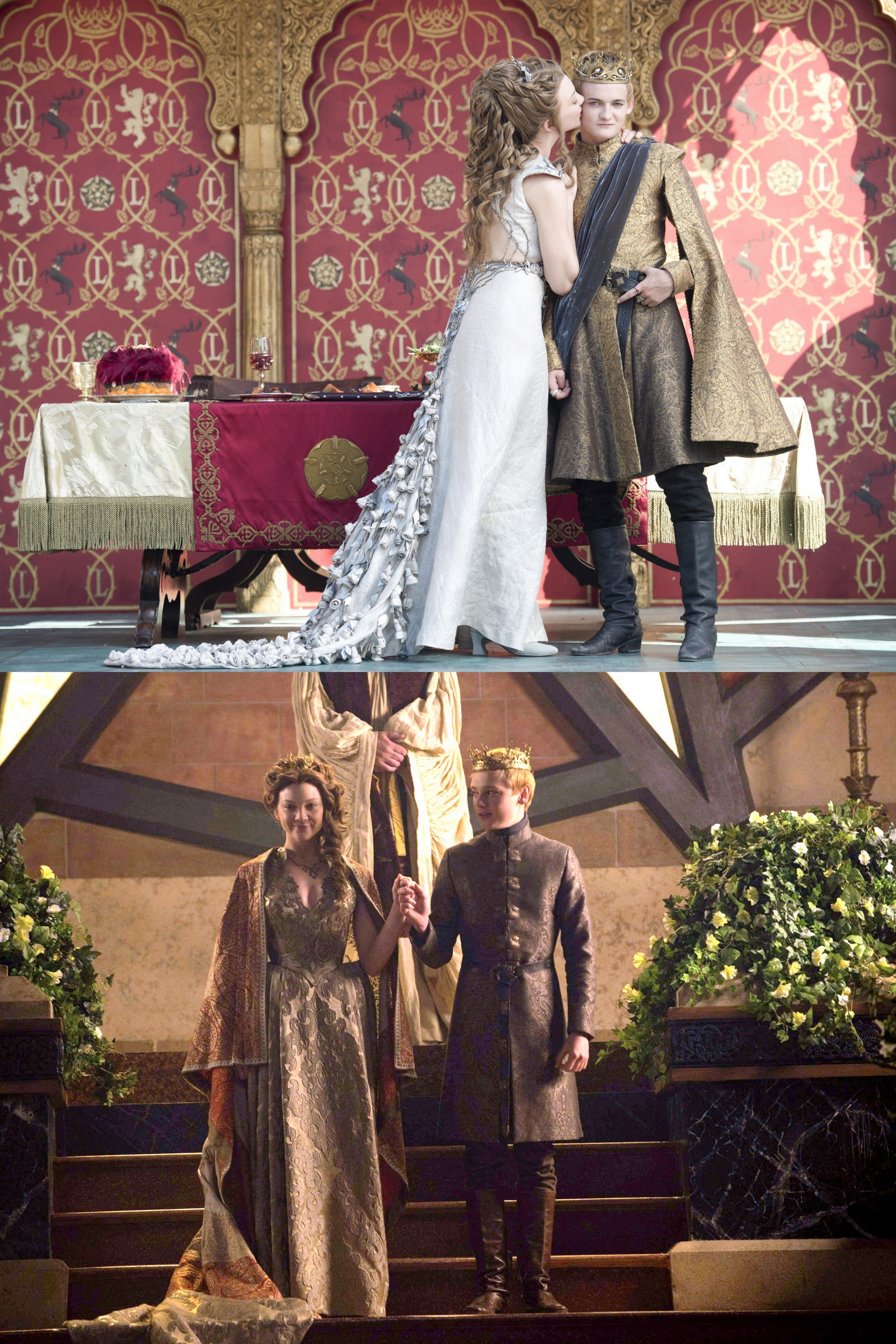 La Fête Chic on Twitter: "Take a closer look at BOTH Margaery Tyrell's wedding dresses! Margaery &amp; Joffrey: https://t.co/WBtIRhxdOJ Margaery &amp; Tommen: https://t.co/r893CWQCnw #GameOfThrones #MargaeryTyrell #ThePurpleWedding ...