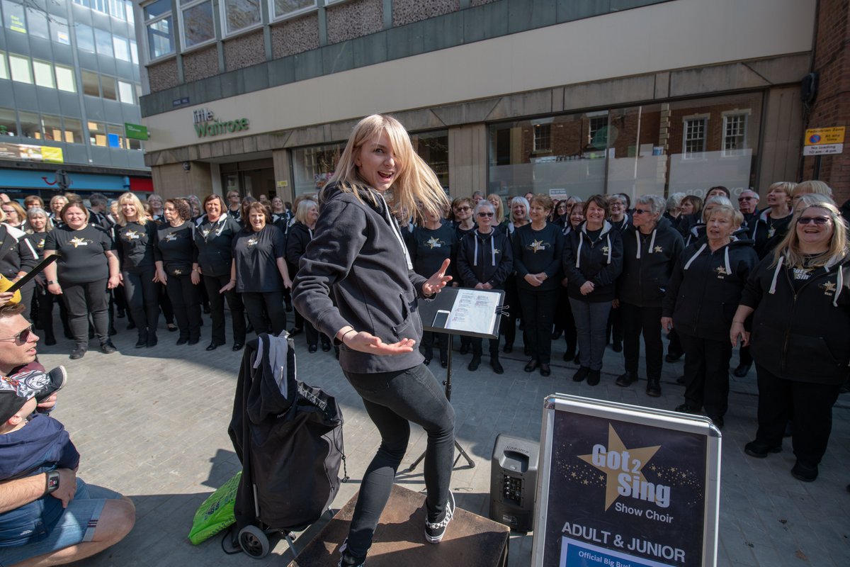 jdflatty's tweet image. The Big Busk Shrewsbury 2019. #TheBigBusk  #got2sing