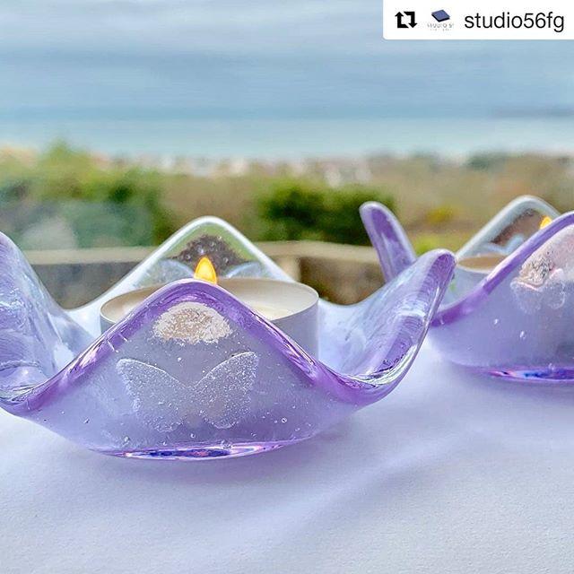 DevonPixels's tweet image. We do like these handmade tea light holders by @studio56fg. If you ♥️ these tea light holders, then please follow 👉 @studio56fg
・・・
Butterfly 🦋 tea light holders in gorgeous lavender tint looking bright and pretty on a dull day #glasscandleholder #tealightholder #handmad…