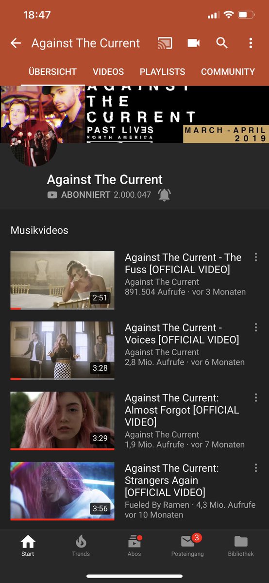 atcsgravity's tweet photo. Hey @ATC_BAND @ChrissyCostanza @DanielGow @WillFerri YOU HIT THE 2 MILLION SUBS ON YOUTUBE CONGRATULATIONS 💛 #ProudOfATC https://t.co/wE4UxJboQh
